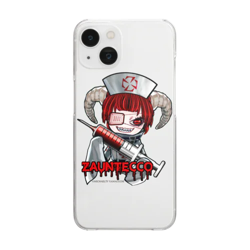 ハロウィン💉お注射しちゃうゾ🩸ゾウンテッ子 Clear Smartphone Case