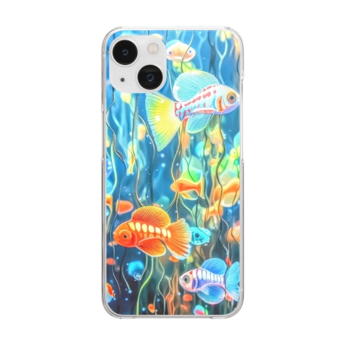 Guppy Happy #01 Clear Smartphone Case