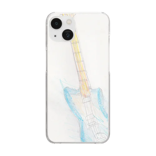 ハルのギター（jazzmaster）縦ver Clear Smartphone Case