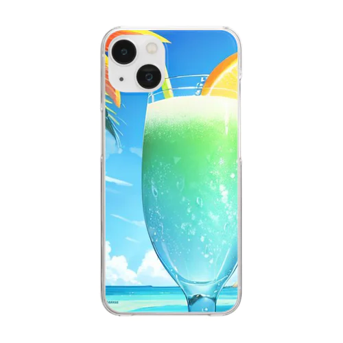 トロピカルジュース Clear Smartphone Case