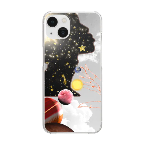 Universe is my home Clear Smartphone Case