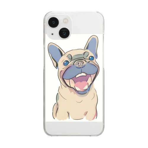 ハッピー ルーくん Clear Smartphone Case