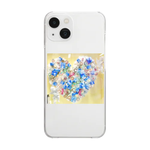 ブルーエンジェルハート♡ Clear Smartphone Case