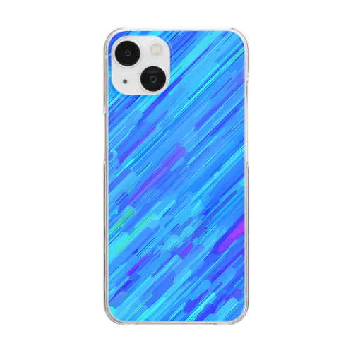 blue Clear Smartphone Case