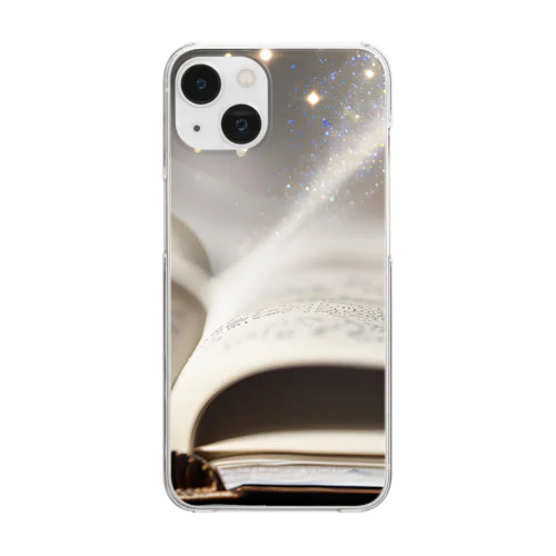 ダイヤモンドダスト - 魔法の書の中の輝き Clear Smartphone Case