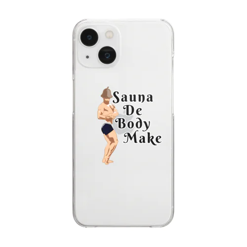 Sauna De Body Make クリアスマホケース