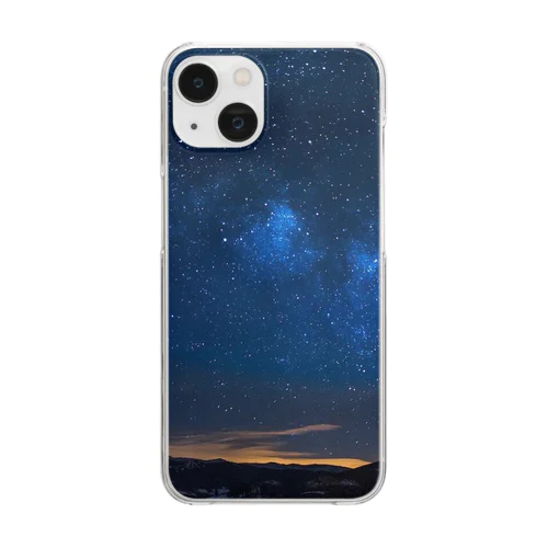 夜空の輝き Clear Smartphone Case