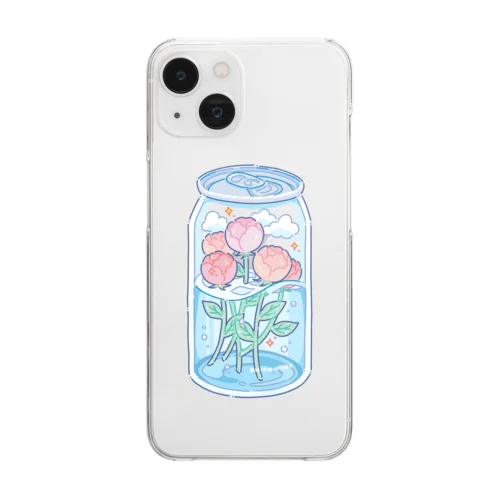 Flower Soda Clear Smartphone Case