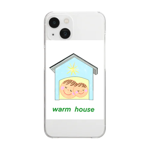 Warm house クリアスマホケース