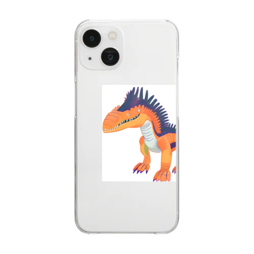 ポップスピノサウルス Clear Smartphone Case
