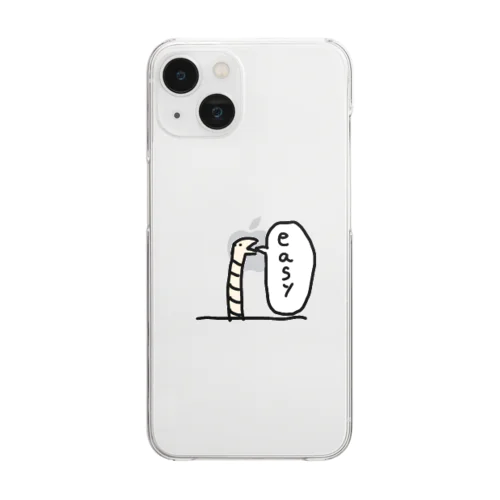 easyチンアナゴ Clear Smartphone Case