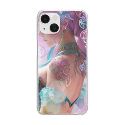 healing mermaid LARA Clear Smartphone Case