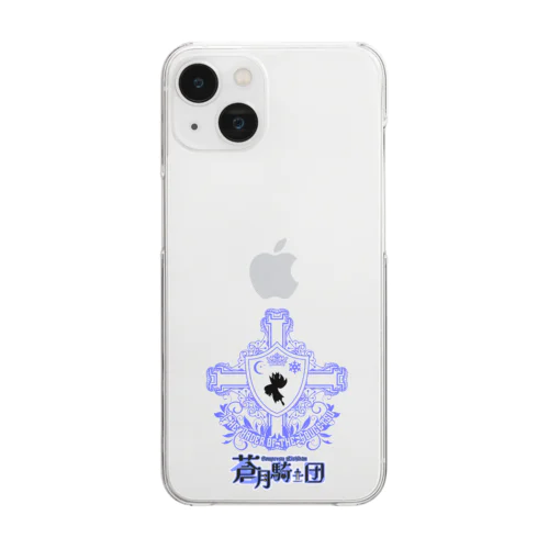 蒼月騎士団エンブレムケース💙 Clear Smartphone Case