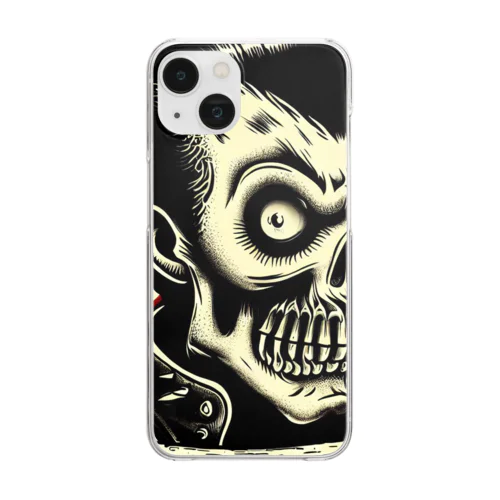 PSYCHOBILLY MAN Clear Smartphone Case