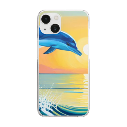 Jump Dolphin Clear Smartphone Case