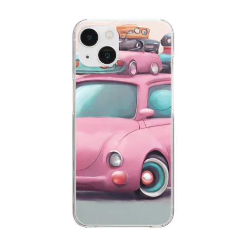 キュートな車💘 Clear Smartphone Case