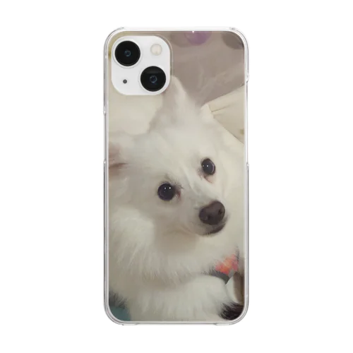 愛犬パールグッズ　Mipa♥日本スピッツ Clear Smartphone Case