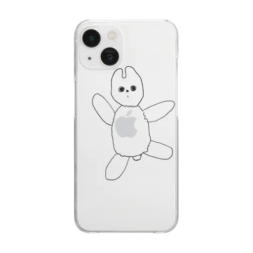 はさみみ Clear Smartphone Case