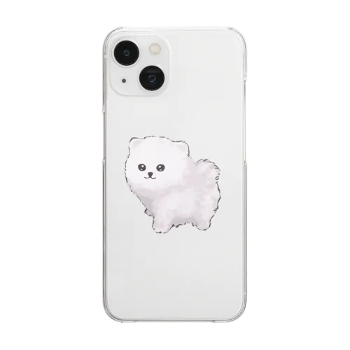 ちいさなポメラニアン Clear Smartphone Case