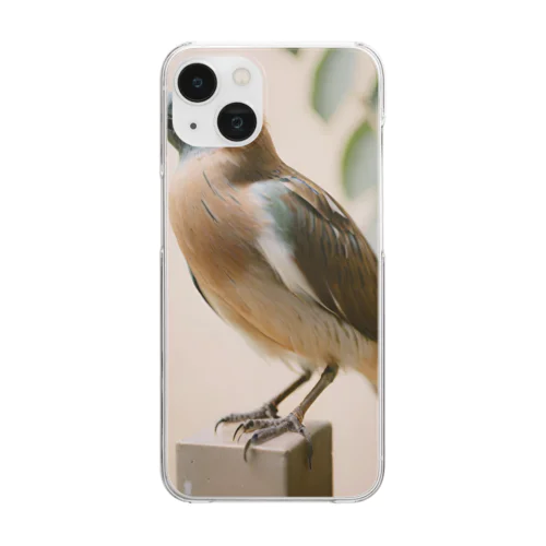 野生の鳥 Clear Smartphone Case
