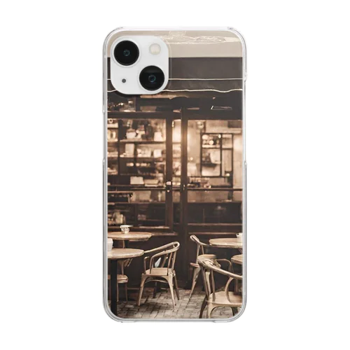 カフェ Clear Smartphone Case