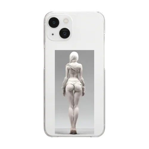 美女かもしれない Clear Smartphone Case