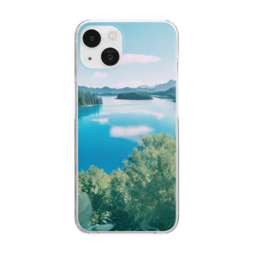 綺麗な湖のキーホルダー、洋服、スマホケース Clear Smartphone Case