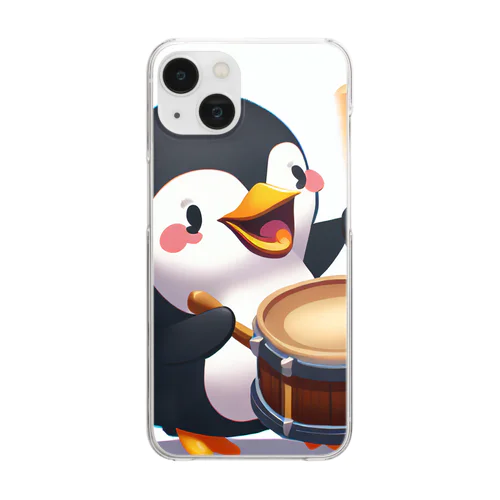 可愛い　ペンギン君！ Clear Smartphone Case