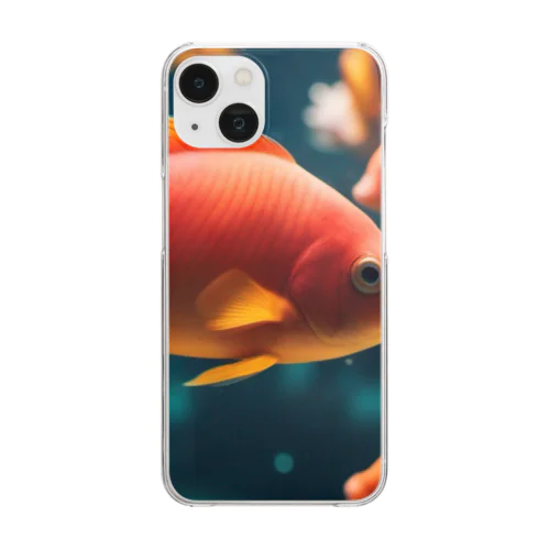 珊瑚の楽園、美魚群グッズ Clear Smartphone Case