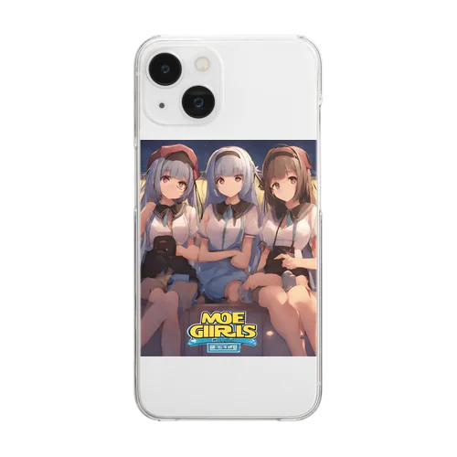 萌え系　癒し女子 Clear Smartphone Case