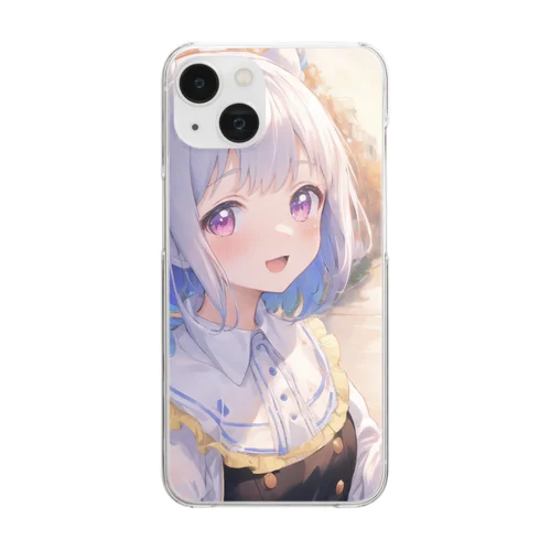 けも耳彼女 Clear Smartphone Case