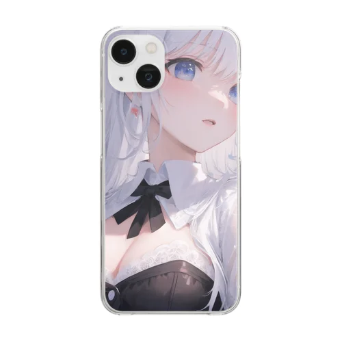 幽霊彼女 Clear Smartphone Case