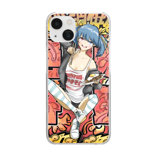 絶好調やきそば🔥 Clear Smartphone Case