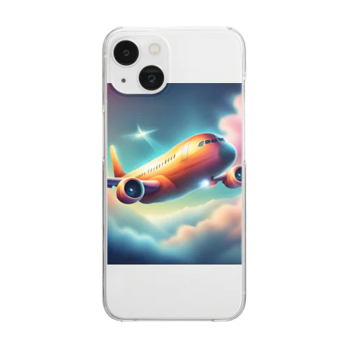 幻想飛行機 Clear Smartphone Case