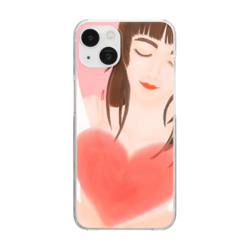 Love Yourself  (flying wings) Clear Smartphone Case