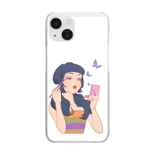 コスメ女子 Clear Smartphone Case