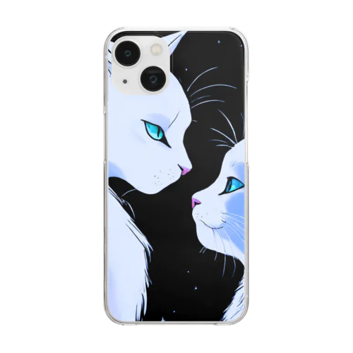 月夜猫 Clear Smartphone Case