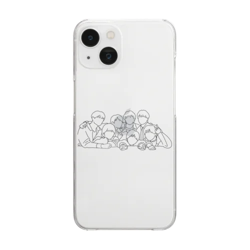 728ちゃん Clear Smartphone Case