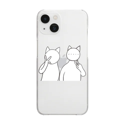 Peace！ Clear Smartphone Case