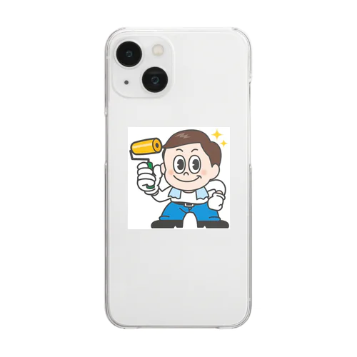 ローラー君 Clear Smartphone Case