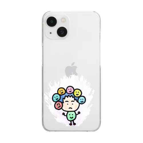 まるくん Clear Smartphone Case