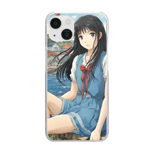 松井 美穂（まつい みほ） Clear Smartphone Case