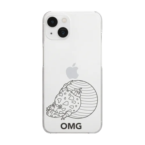 バランスボールOMG Clear Smartphone Case