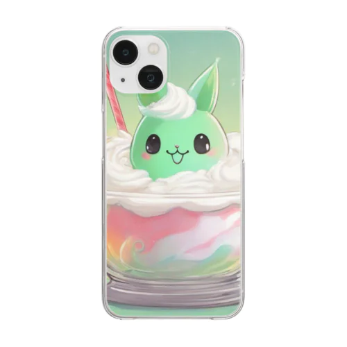 カーバンクルソーダ Clear Smartphone Case