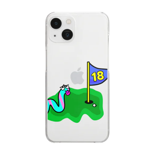 #18‐Lip out‐ Clear Smartphone Case