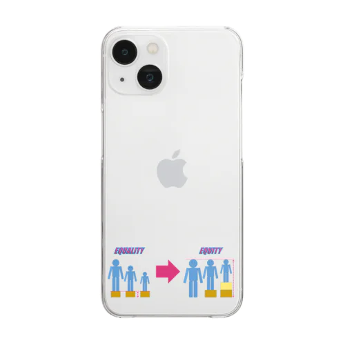 EQUALITY&EQUITY Clear Smartphone Case
