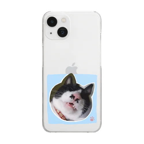 眠りこけた猫。2 Clear Smartphone Case