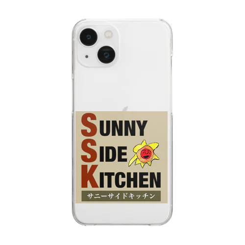 SUNNY SIDE KITCHEN クリアスマホケース