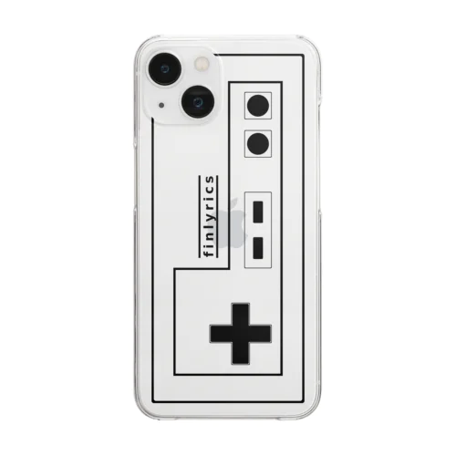 finlyrics - RETRO CONTROLLER_B Clear Smartphone Case