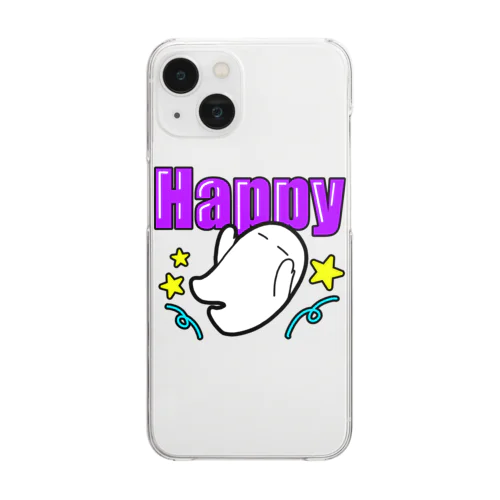 Happyな生き物 Clear Smartphone Case